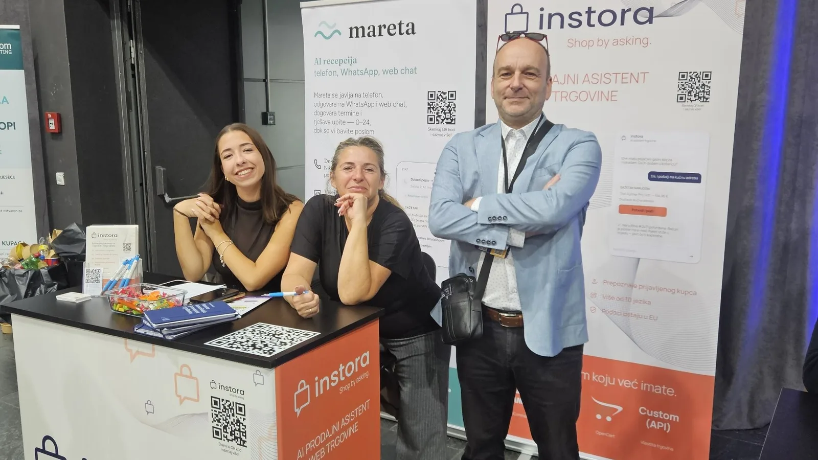 Štand Instore i Marete na CRO Commerce 2026 u Mozaik Event Centru u Zagrebu